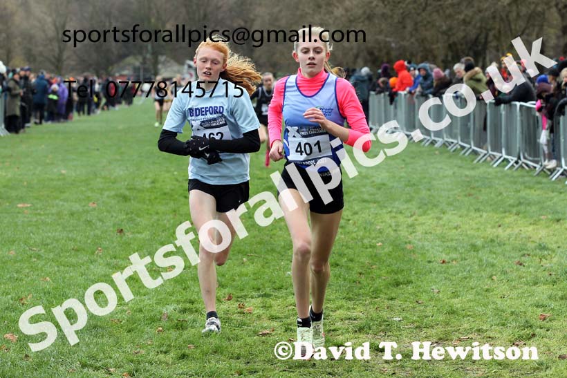 Girls under-15s, European Cross Country Championships Trials, Sefton Park, Liverpool. Photo: David T. Hewitson/Sports for All Pics
